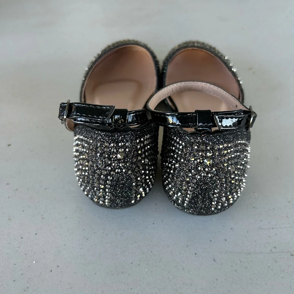 Girl’s Studded Ankle Strap Shoes Size 3 Church Dress Shoes